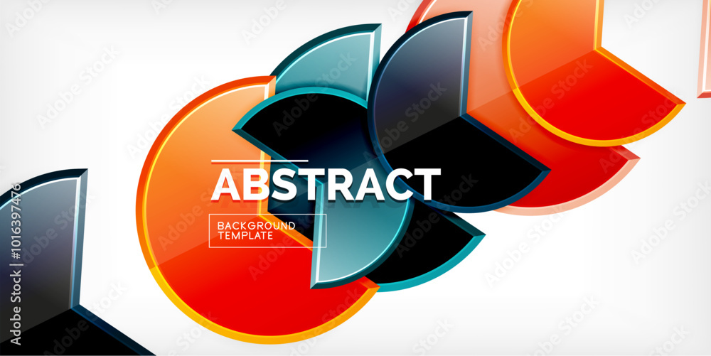 Trendy round shapes with triangular angle design element. Vector Illustration For Wallpaper, Banner, Background, Card, Book Illustration, landing page Trendy round shapes with triangular angle design element. Vector Illustration For Wallpaper, Banner, Background, Card, Book Illustration, landing page