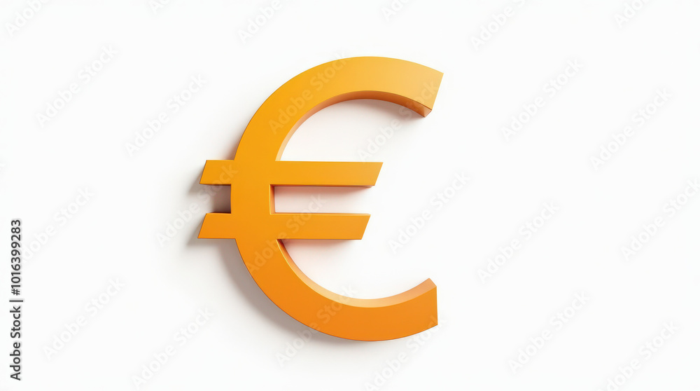 Colorful and Artistic Euro Currency Symbol on White Background – Creative 3D Euro Sign Design for Finance and Economy Concept Colorful and Artistic Euro Currency Symbol on White Background – Creative 3D Euro Sign Design for Finance and Economy Concept
