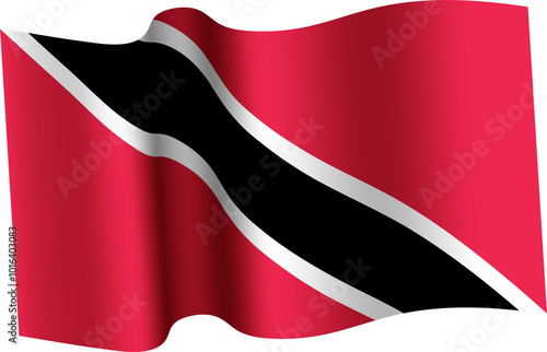 Free Download Trinidad and Tobago Realistic 3D Waving Flag - GFXLoad