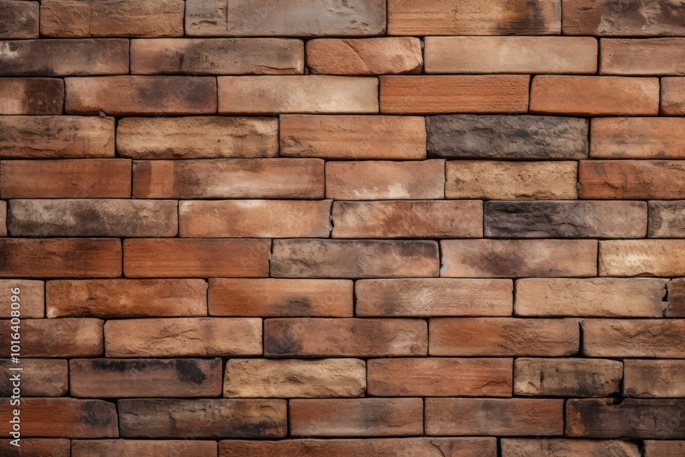 Obraz premium Brick wall architecture pattern wood.