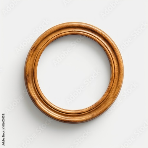 Photo frame jewelry wood oval.