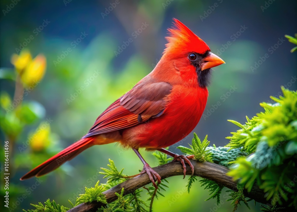 Charming Cartoon Cardinal Bird Illustration for Nature Lovers, Kids, and Educational Purposes Charming Cartoon Cardinal Bird Illustration for Nature Lovers, Kids, and Educational Purposes