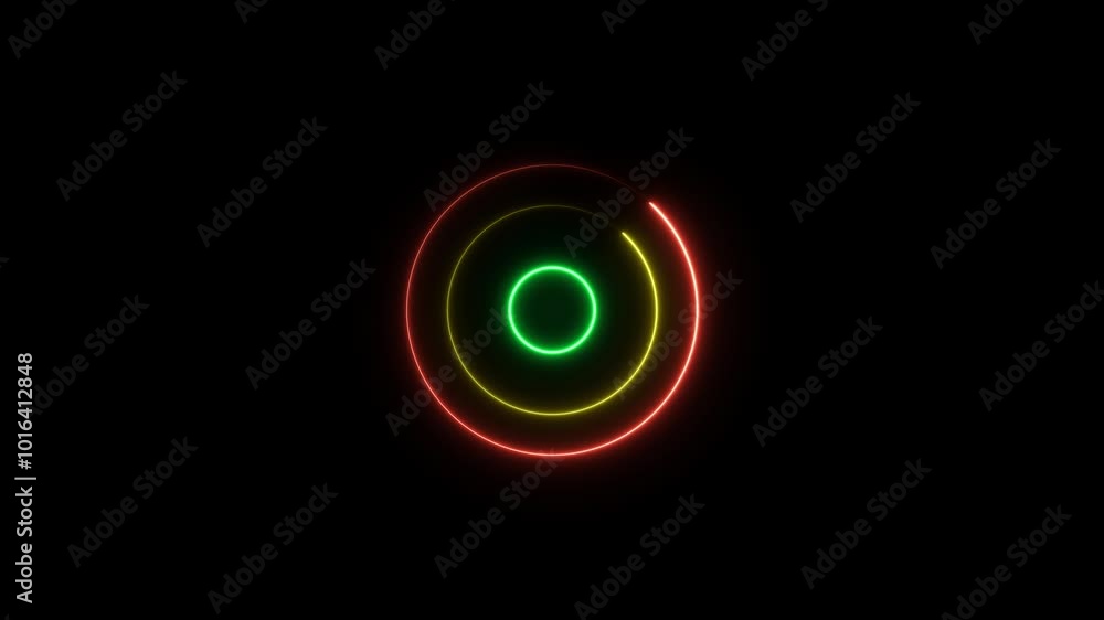 Abstract beautiful neon circle loading icon animation background 4k video.. Neon spiral lines circular shape rotating. Abstract beautiful neon circle loading icon animation background 4k video.. Neon spiral lines circular shape rotating.