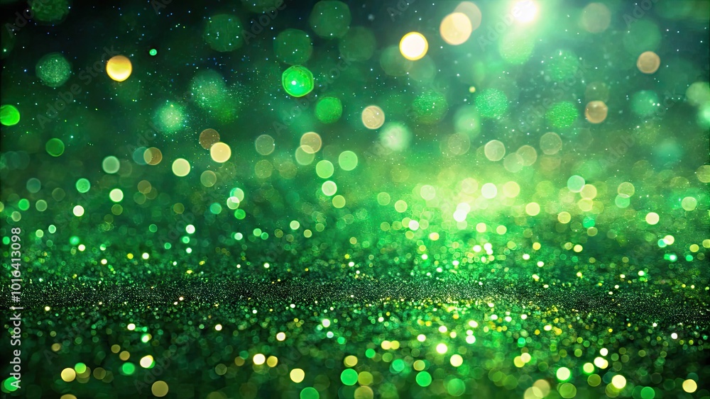 Vibrant, mesmerizing green glitter background with dense, shimmering particles and subtle shine, perfect for adding festive, magical flair to digital designs and visual projects. Vibrant, mesmerizing green glitter background with dense, shimmering particles and subtle shine, perfect for adding festive, magical flair to digital designs and visual projects.