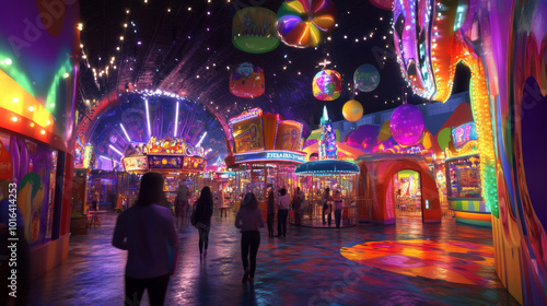 Explore the Vibrant and Whimsical World of Indoor Amusement Parks: A Journey through Colorful Attractions and Unforgettable Experiences