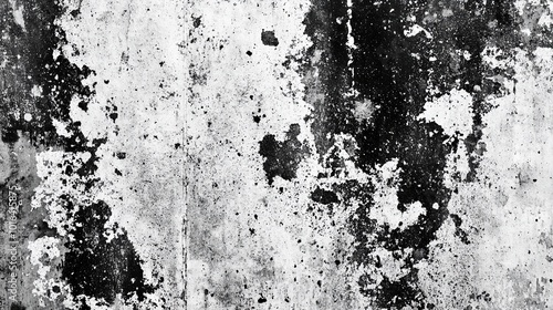 Abstract Black and White Wall Texture