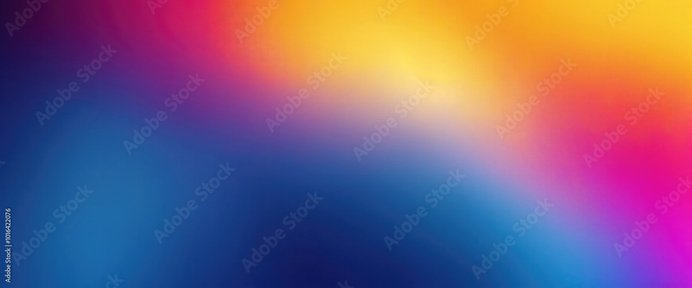 Obraz premium Fuzzy Maroon blue yellow background gradient