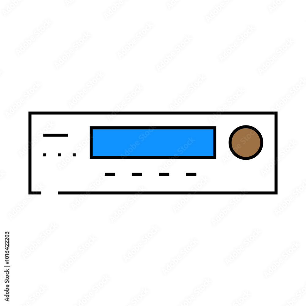 pager retro gadget line icon vector. pager retro gadget sign. isolated symbol illustration pager retro gadget line icon vector. pager retro gadget sign. isolated symbol illustration