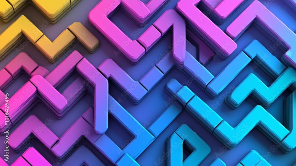 Colorful Geometric Prism Pattern Background Colorful Geometric Prism Pattern Background