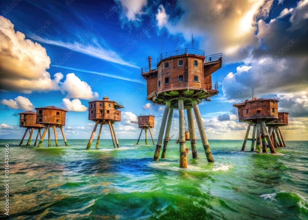 Unique Maunsell Army Sea Forts played a crucial role in defending ...