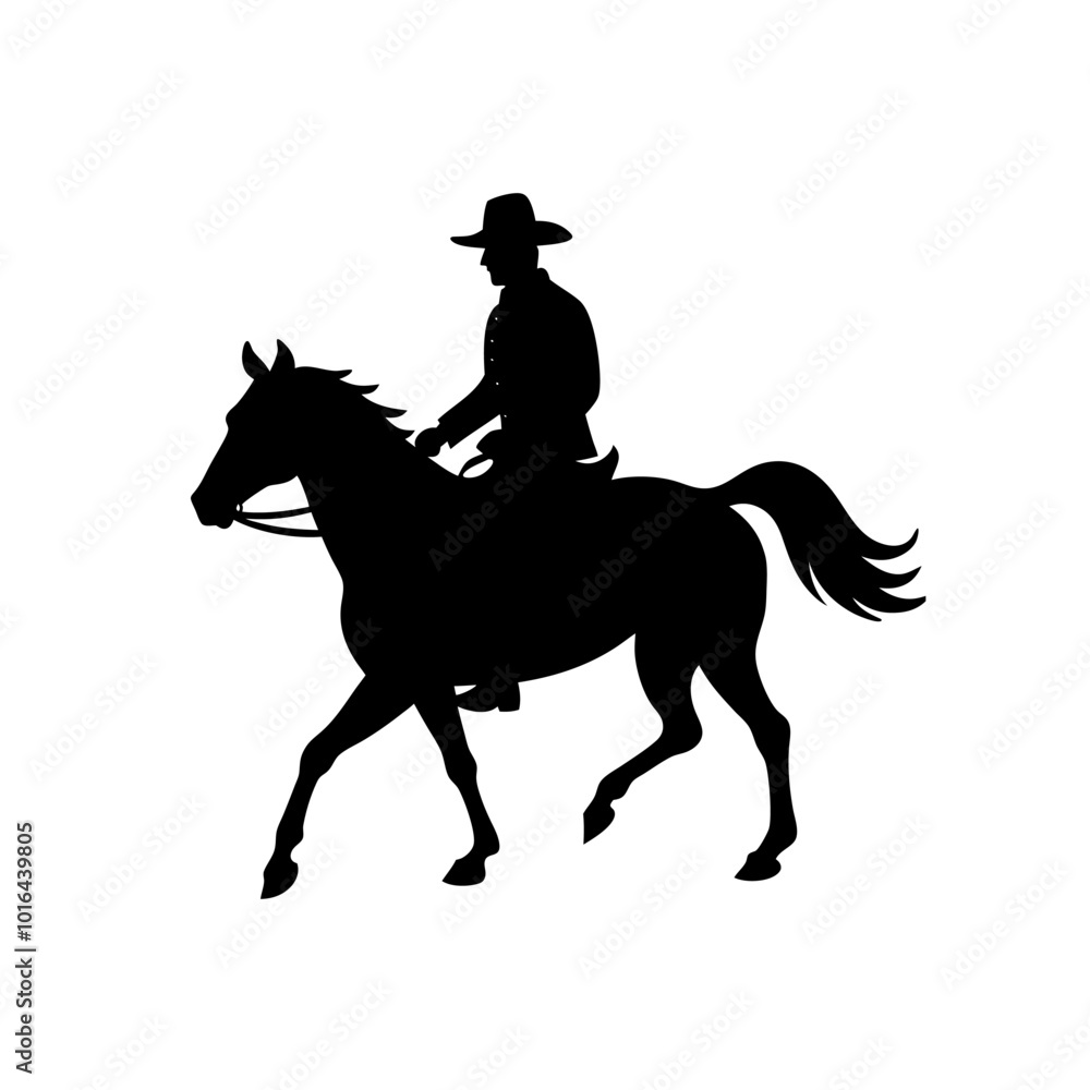 Horseman vector or silhouette Horseman vector or silhouette