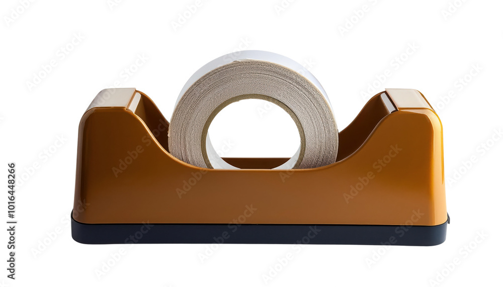 Tape dispenser with transparent tape inside transparent Tape dispenser with transparent tape inside transparent