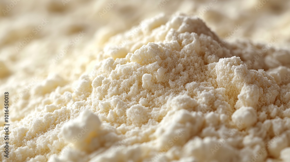 a detailed closeup image showcasing a whey protein powder emphasizing the texture and color of the supplement typically used for muscle recovery and growth.stock image a detailed closeup image showcasing a whey protein powder emphasizing the texture and color of the supplement typically used for muscle recovery and growth.stock image
