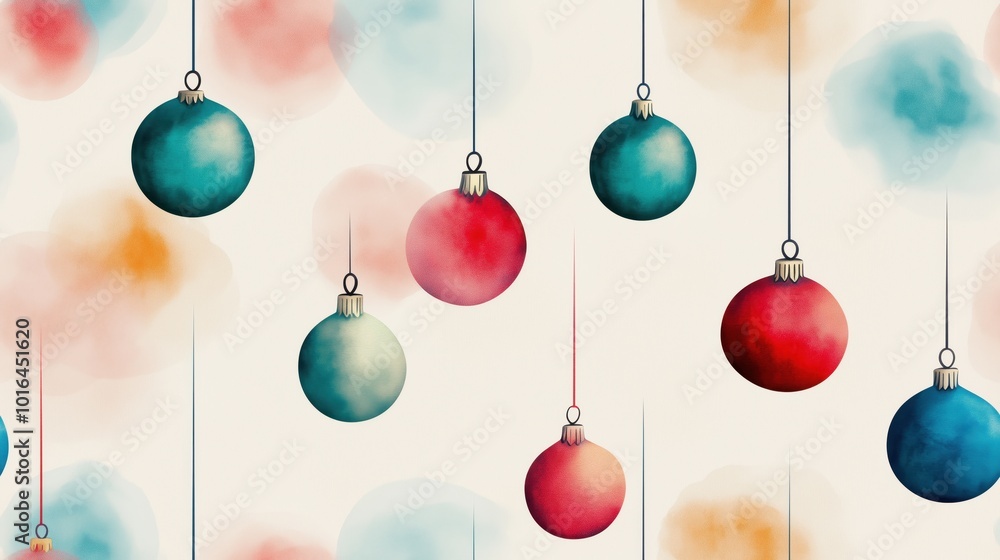 Vibrant and Festive Christmas Ornaments and Baubles Hanging on a Blurred Background Holiday in Red Blue and Green Glass Spheres Creating a Joyful and Cozy Seasonal Atmosphere Vibrant and Festive Christmas Ornaments and Baubles Hanging on a Blurred Background Holiday in Red Blue and Green Glass Spheres Creating a Joyful and Cozy Seasonal Atmosphere