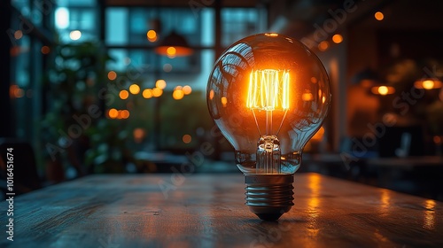 a dimly lit conference room,a light bulb lying on a cluttered table symbolizing an unproductive meeting.create by F.a photo