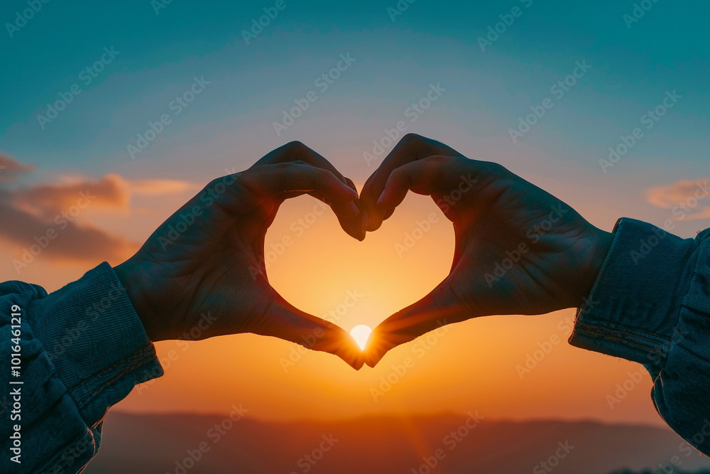 Fototapeta premium Beautiful decorative heart in strong human hands