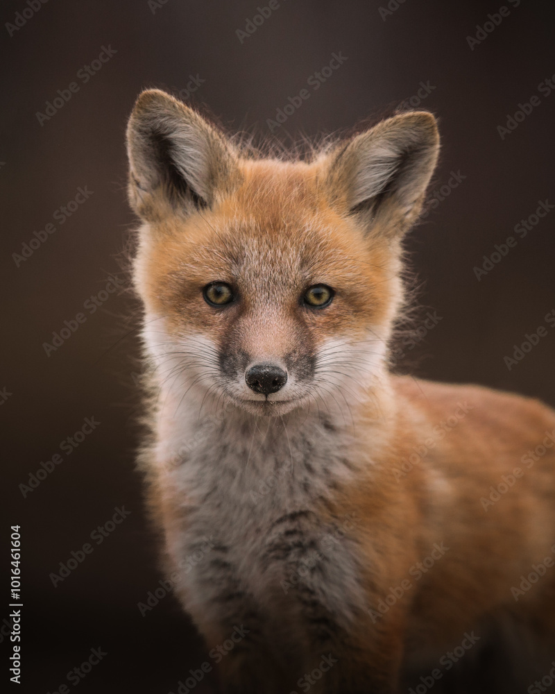 red fox cub red fox cub