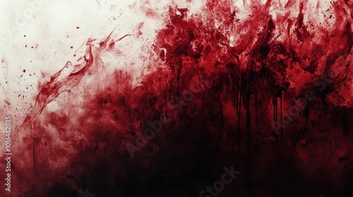Dark Red Blood Splatter Texture Background