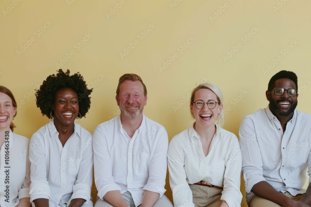 Diverse Group of People Cheerful Studio Portrait Togetherness Diverse Group of People Cheerful Studio Portrait Togetherness