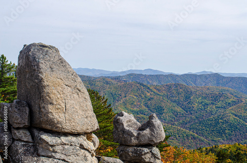 rocks in the mountains