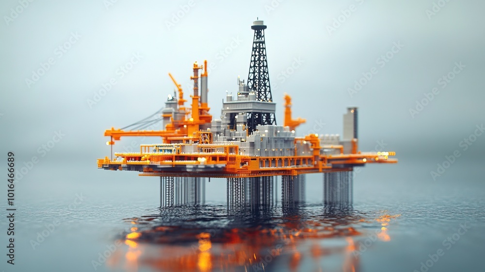 Fototapeta premium offshore drilling rig