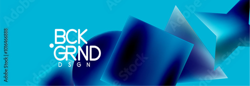 Fluid color geometric shapes abstract background. Vector Illustration For Wallpaper, Banner, Background, Card, Book Illustration, landing page