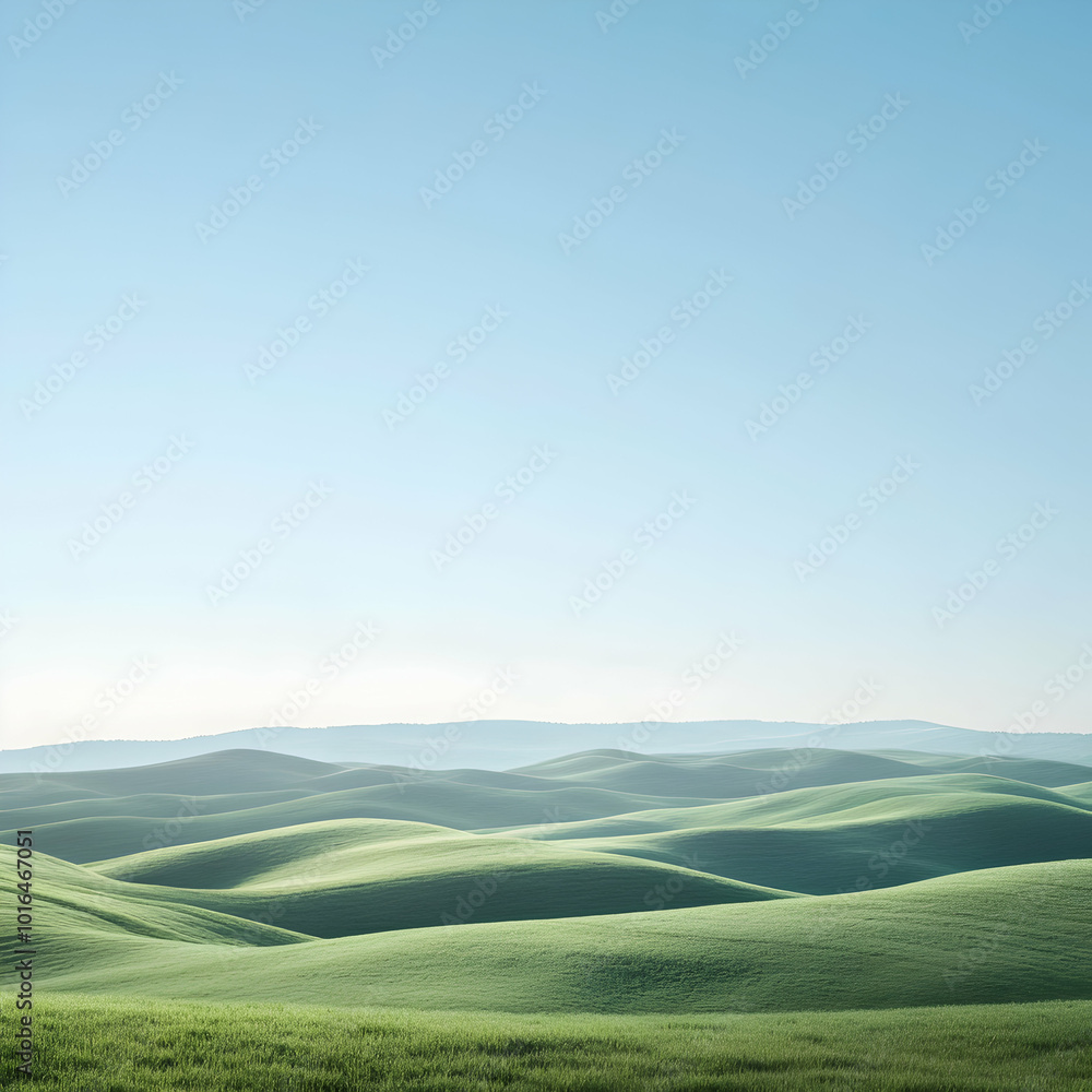 Obraz premium landscape with field and sky