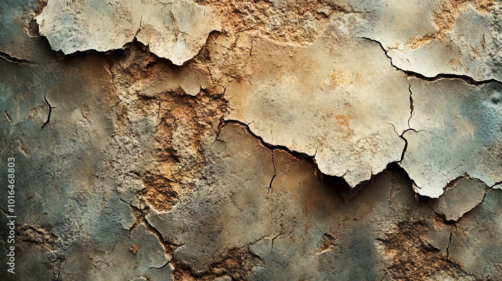 Obraz premium weathered and torn surface