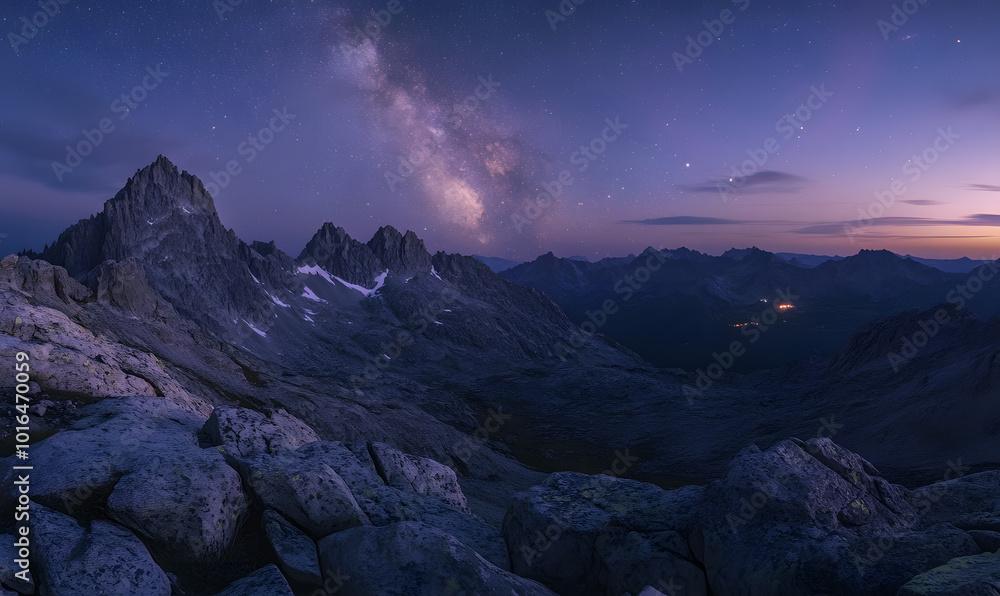 Obraz premium Stunning Nature Landscapes: Mountains, Forests, Oceans, and Serene Vistas.