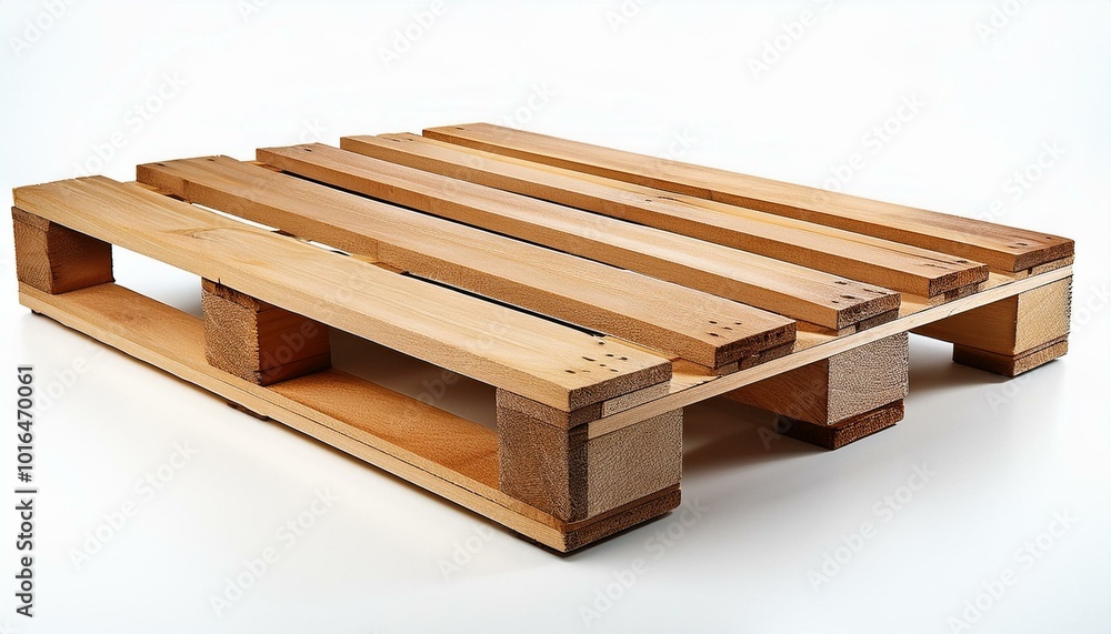 Wooden pallet isolated on white background Wooden pallet isolated on white background