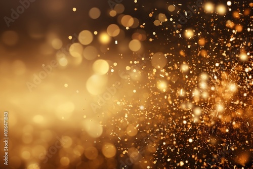 Gold glitter backgrounds fireworks abstract.