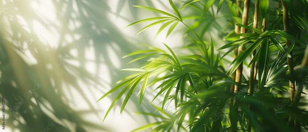 Peaceful Bamboo Grove in Zen Style Corner Peaceful Bamboo Grove in Zen Style Corner
