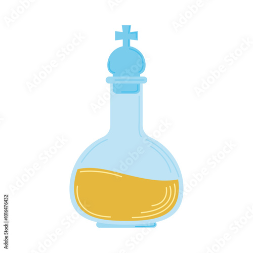 catholic oil bottle for the sacrament of baptism