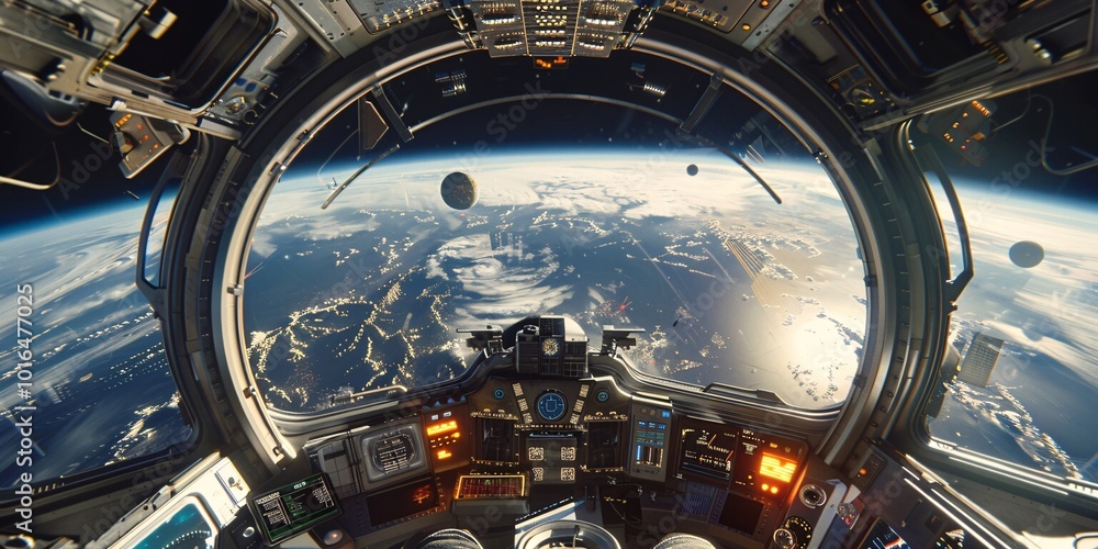 Spaceship Office Overlooking Stars and Planets- Spaceship Zoom Meeting with Planet View
Spaceship Office Overlooking Stars and Planets- Spaceship Zoom Meeting with Planet View