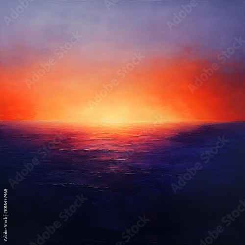 sunset over the ocean