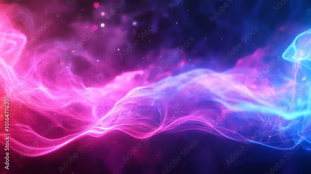 An abstract image of light streaks and glowing lines. An abstract image of light streaks and glowing lines.