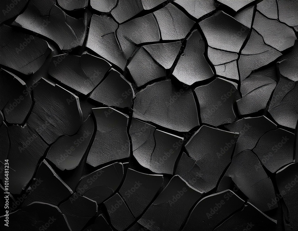 Black cracked grungy wall backgound or texture Black cracked grungy wall backgound or texture