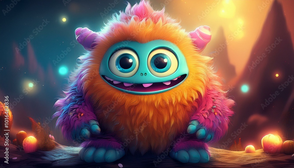 cute furry monster cute furry monster