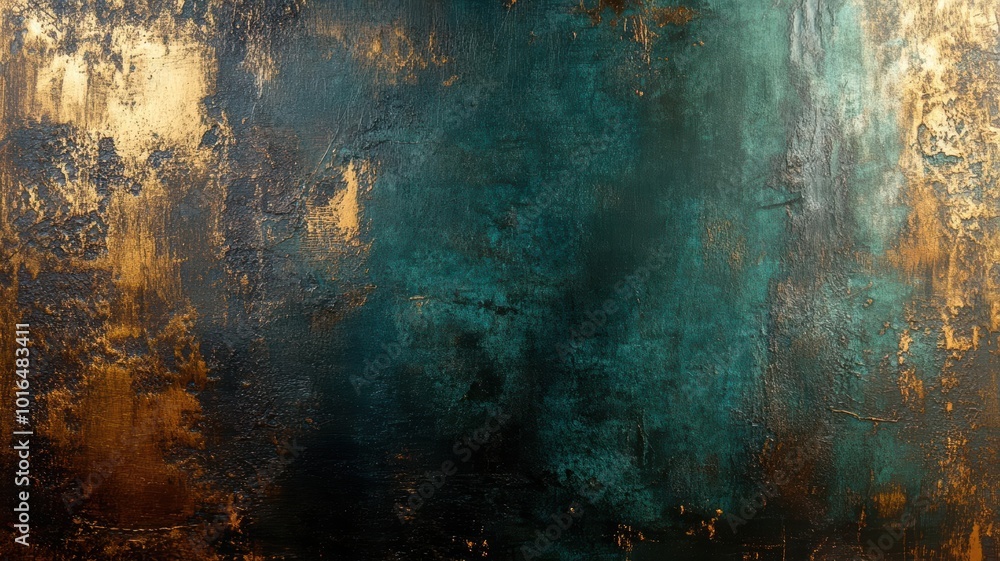 Aged and scratched bronze surface, textured and worn, with natural patina and metallic richness, empty space for advertising Aged and scratched bronze surface, textured and worn, with natural patina and metallic richness, empty space for advertising