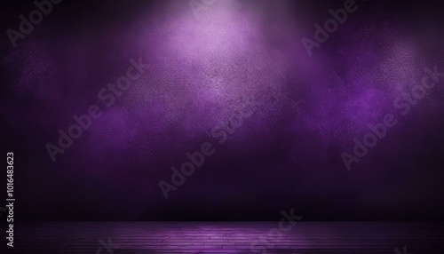 dark purple grungy background with spotlight background