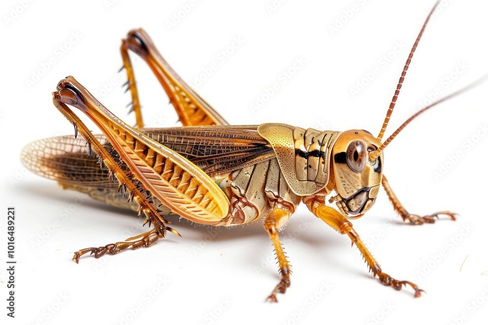 Fototapeta premium Cricket insect invertebrate grasshopper.