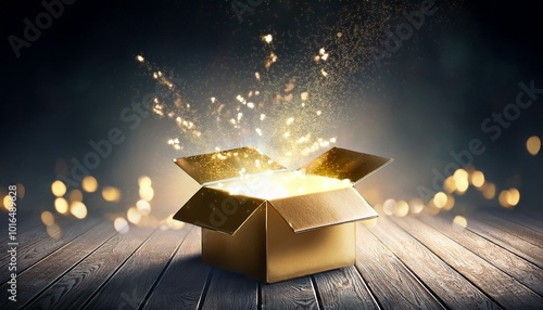 Open gift box