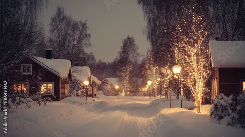 Winter Wonderland: Cozy Cottages and Snowy Serenity