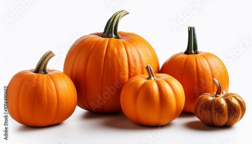 pumpkin on white background