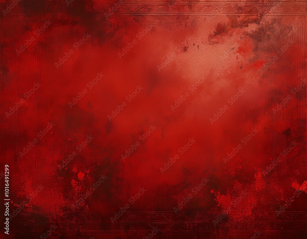 Obraz premium red bloody grungy background or texture with splatters