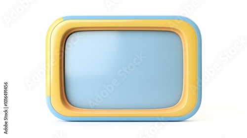 Retro Pastel Framed Mirror - Minimalist and Colorful Home Decor