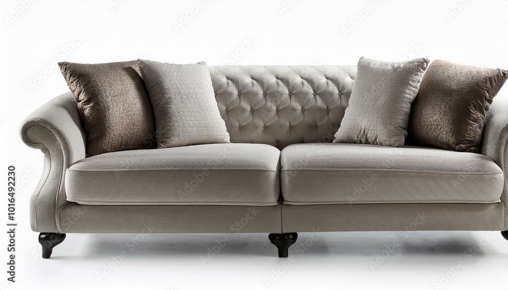 Fototapeta premium Sofa isolated on white background