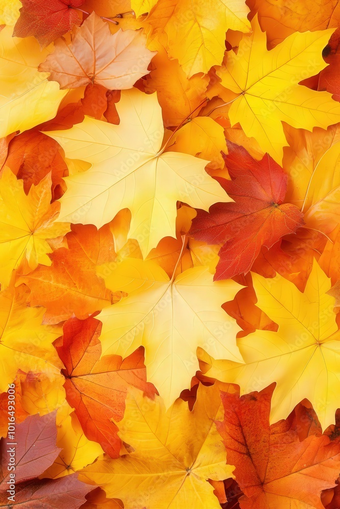 Vibrant Autumn Leaves Background. Vibrant Autumn Leaves Background.