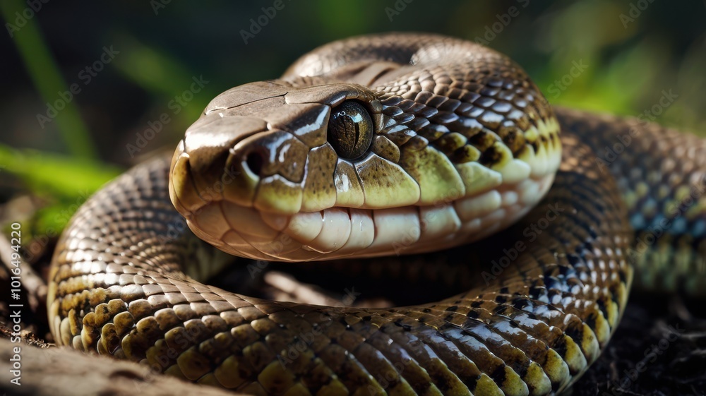 Fototapeta premium Snake, Lizard, Venom, Cobra, Teeth, Wildlife, Venomous Animals, Fangs, Scales