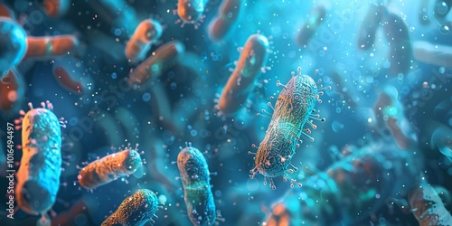 Bacteria under microscope images, Microscopic organisms activity, Dynamic bacteria art 
